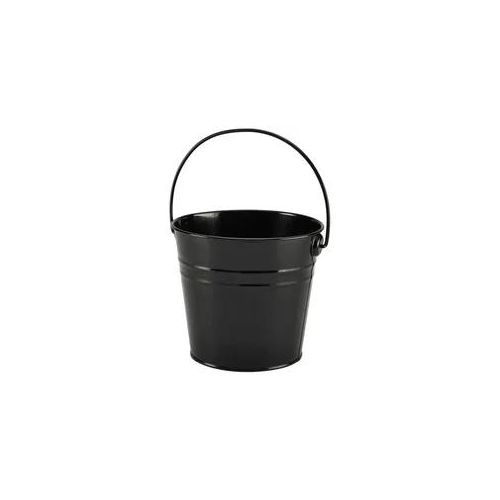 Eimer, schwarz - Edelstahl (2,1L)