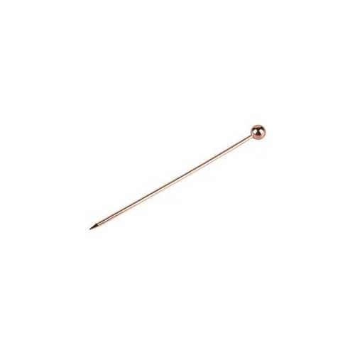 Cocktailspieße Kugel, Metall kupferfarben - 10,8cm (10 Stk.)