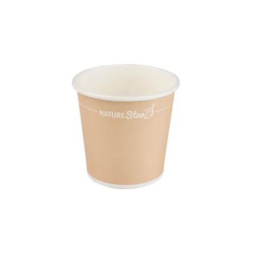 Espresso-/Kaffeebecher Papier, braun - 100ml (50 Stk.) - 50er Rolle