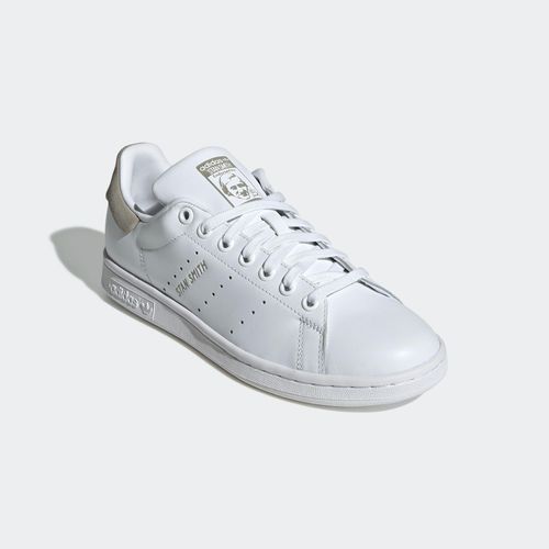Sneaker ADIDAS ORIGINALS, Gr. 39, cloud weiß, silber pebble, silber metallic, Leder, Synthetik, sportlich, Schuhe