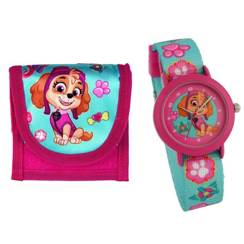 Paw Patrol Kinderarmbanduhr mit Brustbeutel - 12-PP0107DT2