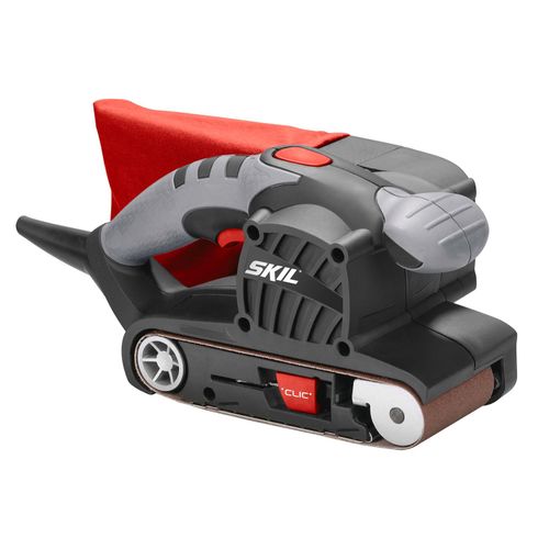 SKIL Bandschleifer 1210 AA Schleifmaschine Staubbeutel, Schleiffläche 76x130mm