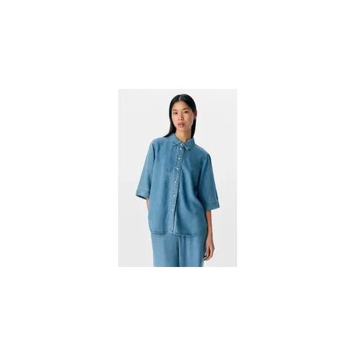 Rahmen Denim Top - Hellblau Denim - Object
