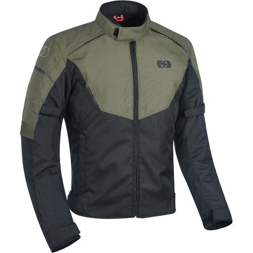 Oxford Delta Motorrad Textiljacke, schwarz/grün, 4XL
