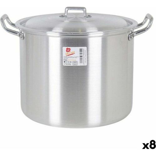 Kochtopf mit Deckel 39693 Ø 22 cm Silberfarben 6 L Aluminium 29 x 23 x 20 cm