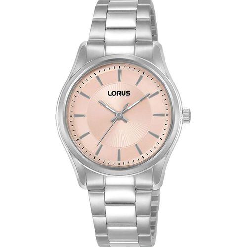 Lorus - Damen Lorus Damenuhr, rosa Zifferblatt, RG249XX9 - Uhr - Stahl - Silberfarbig - 31 mm