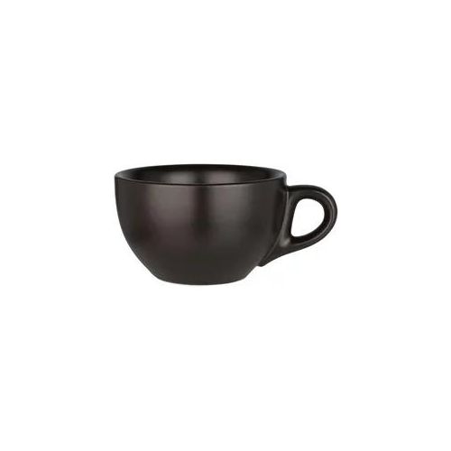 Kaffeetasse Barista, Porzellan schwarz - 260ml (6 Stk.)