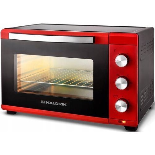 Minibackofen OT2034 38l rot ROTIERENDER BRATENGRILL UMLUFT 1600W