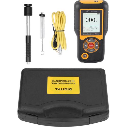 Digitaler Härteprüfer ABS hohe Genauigkeit Härtemessgerät Durometer Skala mit TFT-Farbbildschirm HT-1208
