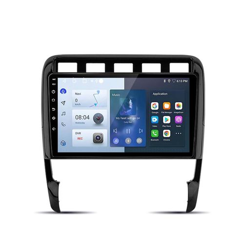 Einbau-Navigationsgeräte Carplay Android13 1+32G 4-kern Für Porsche Cayenne 9PA 2002-2010 Autoradio GPS Sat WIFI FM DAB+ SWC