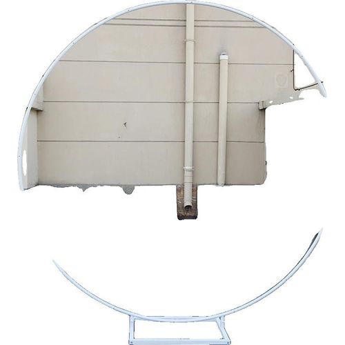 Metallkreisständer, 2 m Größe, vielseitig für Hochzeiten und Partys, WEISS, 2.2m(7.2ft)