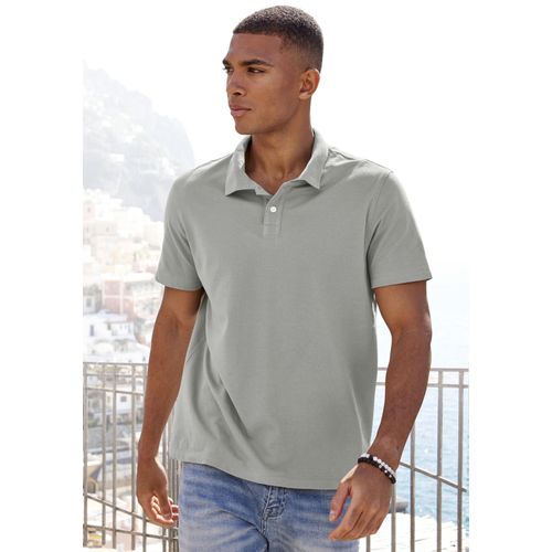 Poloshirt BEACHTIME, Herren, Gr. XL (56/58), grau, Piquu00e9, Obermaterial: 100% Baumwolle, unifarben, casual, regular fit normal, Rundhals, Kurzarm abgesteppte Kante, Shirts, Kurzarm, Shirt mit Polokragen, Baumwoll-Piquè