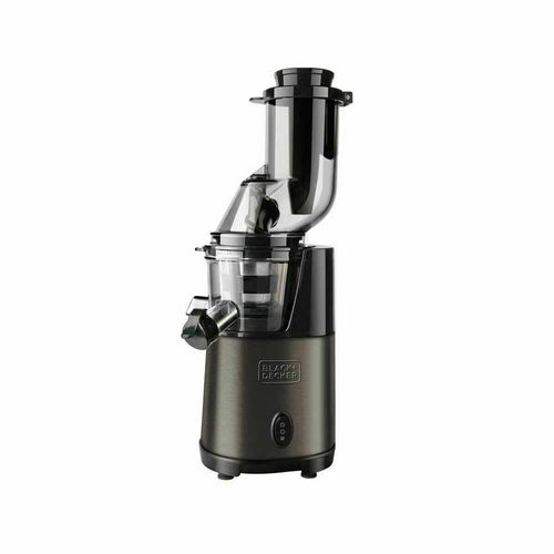 Black & Decker BXJE200E - Langsamer Entsafter - Schwarz - 1 l - 1 l - 8 cm - Edelstahl