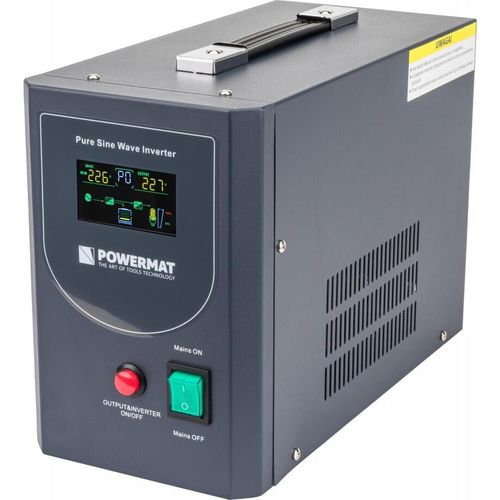 USV Stromversorgung Unterbrechungsfreie 500VA 400W UPS Anlage Notstromversorgung 2x230V Pure Sine Wave Line-Interactive AVR Konverter