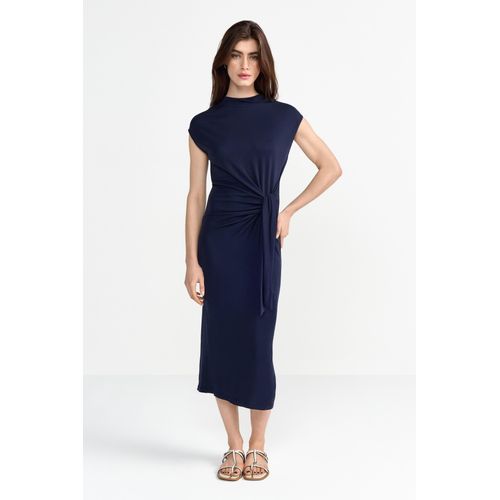RICHROYAL Midikleid, Mit Rundhalsausschnitt