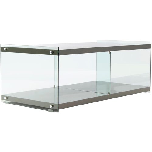 Kayoom TV-Schrank »TV-Tisch Elementary, eckige Form, viel Ablagefläche«, (1 St.), TV-Tisch, gehärtetes Glas, pflegeleicht