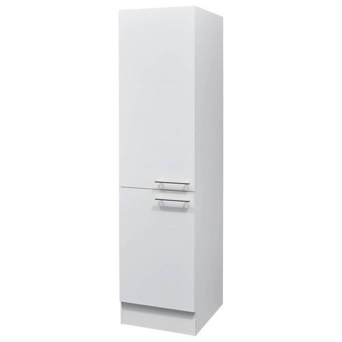 Mid.you Geschirrschrank , Weiß , Holzwerkstoff , 3 Fächer , 50x200x57 cm , Küchen, Küchenmöbel, Küchenschränke, Geräteumbauschränke