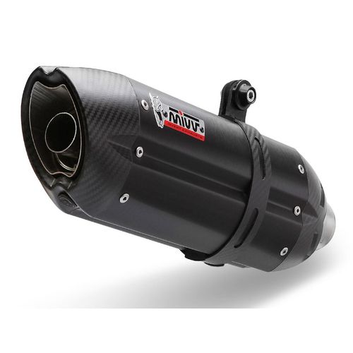 MIVV Black Slip-on Auspuffgeräusch genehmigt für YAMAHA yzf 600 r6 2017-2021