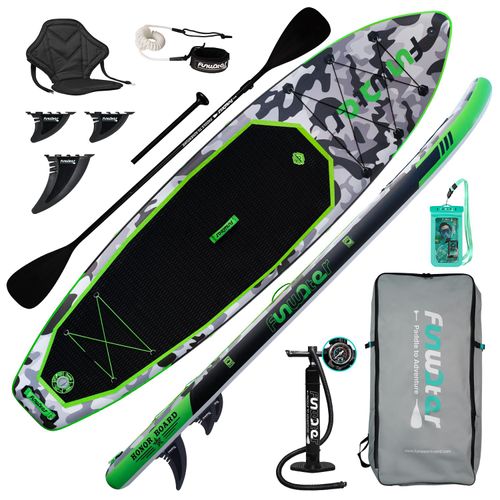 FunWater Stand up paddle Board, SUP Board Set, Stand up Paddle Board,SUP paddle Board,Handpumpe,330x84x15cm, bis150kg
