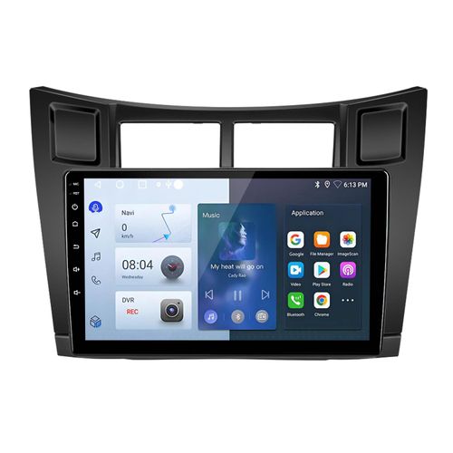 Carplay 9''Für Toyota Yaris XP90 2005 - 2012 Android13 8kern Autoradio GPS Navi SWC WIFI BT DAB+ 4+64G 4GSIM