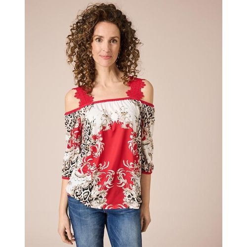 Shirt mit Spitzenträgern