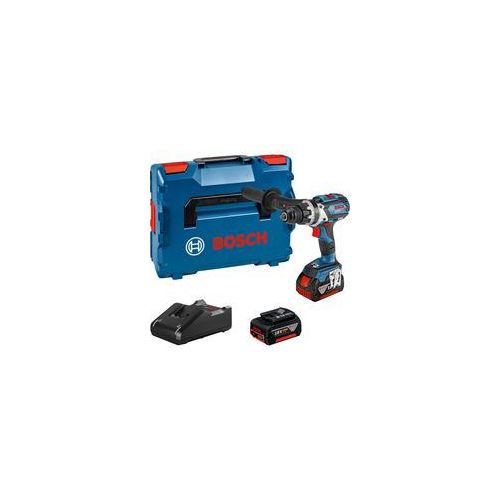 Akku-Bohrschrauber GSR 18V-110 C Professional, 18Volt blau/schwarz, 2x Li-Ionen Akku 5,0Ah, L-BOXX