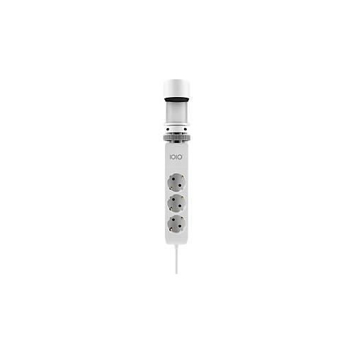 Steckdosenleiste Olympia IOIO SL 3000, 3-fach + 2 x USB-A und 1 x USB-C, Kabellänge 1,5 m, Polypropylen, weiß