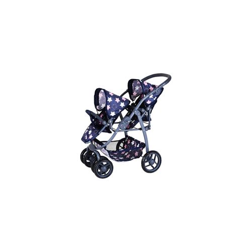 Knorrtoys® Puppen-Zwillingsbuggy »Milo Star«