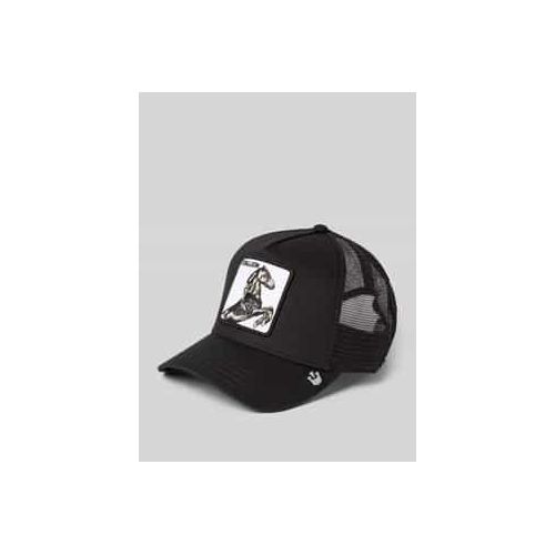 Trucker Cap mit Motiv-Patch Modell 'The Stallion'