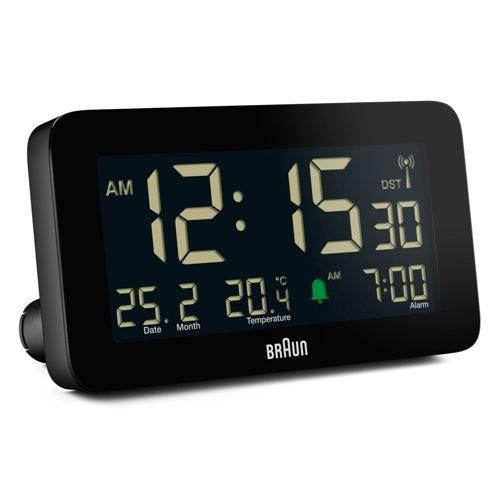 BRAUN BC10 DCF-B Funkwecker schwarz
