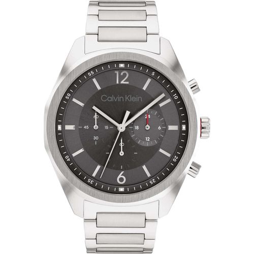 Chronograph Klassisch Calvin Klein Versilbert/Stahl Kollektion Architectural - mann