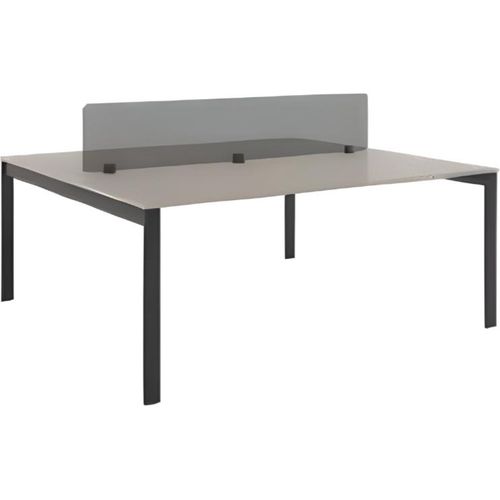 Stilvoller Bürotisch schwarz grau Luxus Büromöbel Bürotisch Mitarbeiter