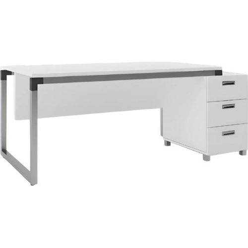 Schreibtisch Büro Möbel Einrichtung Tische Weiß 143x80 Büroeinrichtung