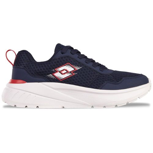 Sneaker LOTTO, Gr. 38, navy, rot, Synthetik, Kunstfaser, mehrfarbig, sportlich, Schuhe, - besnders leicht & bequem
