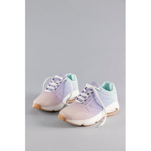 Sneaker ANISTON SHOES, Damen, Gr. 40, pastellfarben, Lederimitat, modisch, Schuhe, Freizeitschuh, Halbschuh, Schnürschuh - NEUE KOLLEKTION