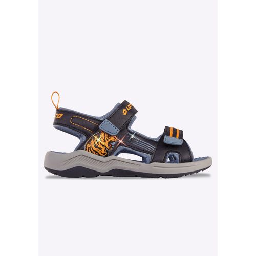 Sandale LOTTO, Gr. 25, navy, orange, Synthetik, sportlich, Schuhe, mit cooler Blinkfunktion