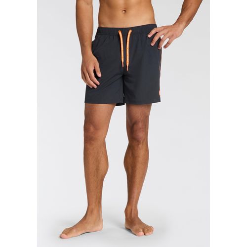 Badehose CMP, Herren, Gr. 58, N-Gr, antracite me., Obermaterial: 92% Polyester, 8% Elasthan, sportlich, Badehosen