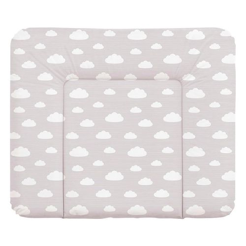 My Baby Lou Wickelauflage Wolken , Grau, Weiß , Kunststoff , Füllung: Polyethersulfon (Pes) , 85x72 cm , Made in EU, Oeko-Tex® Standard 100 ,