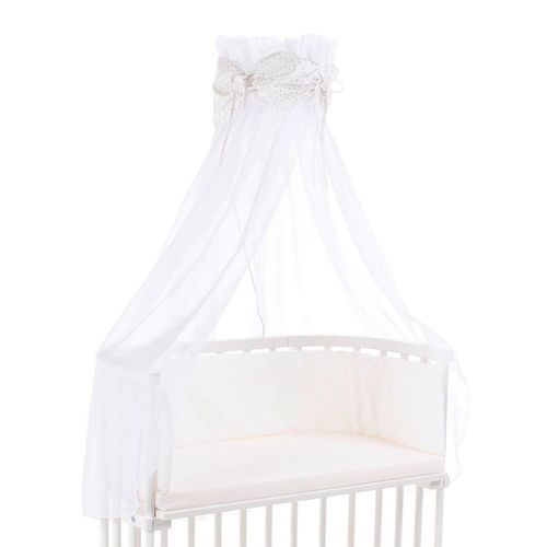 Babybay Himmel , Weiß , Textil , Stern , 135x0.1x200 cm , Schlafen, Babybett-Ausstattung, Babybettwäsche