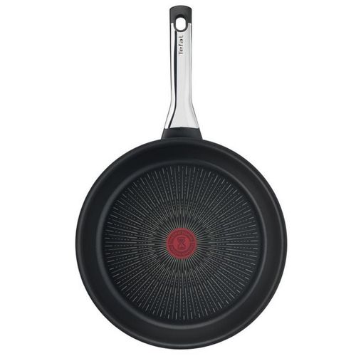 Tefal Bratpfanne Excellence , Schwarz , Metall , rund , backofengeeignet, antihaftbeschichtet , Kochen, Pfannen, Bratpfannen