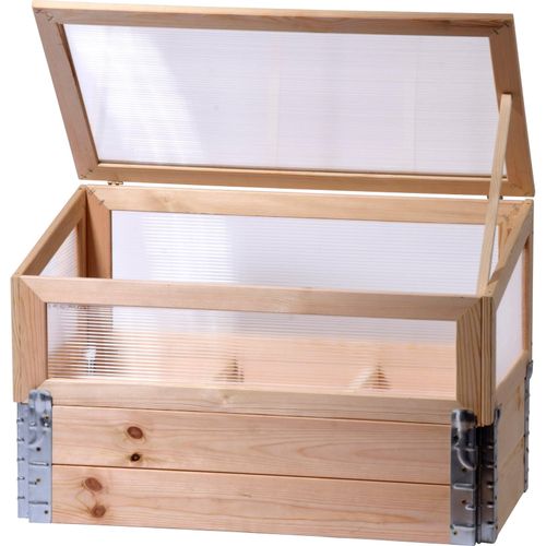 dobar Frühbeet mit Pflanzkasten 58411e