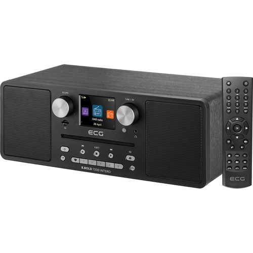 ECG B.BOLD 7200 Intero Black|Internetradio| FM | DAB+| BT |stereo| CD | MP3 | USB | microSD |