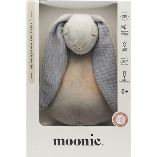 Moonie The Humming Friend 2.0 Silver knuffeldoekje met muziek 1 st