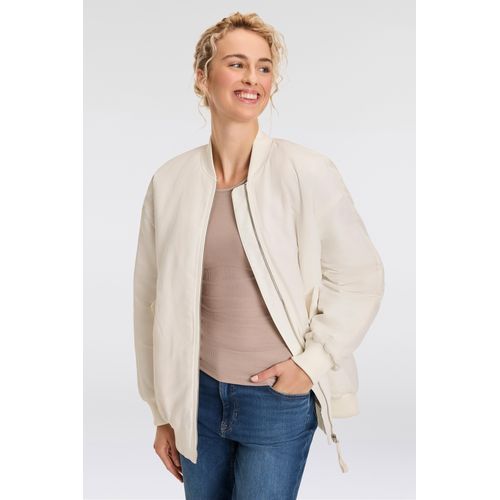 BOSS ORANGE Bomberjacke »Piromba Premium Damenmode«, mit Strickbündchenkragen