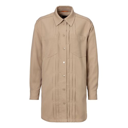 BOSS ORANGE Longblazer »Janjura Premium Damenmode«, mit Zierfalten