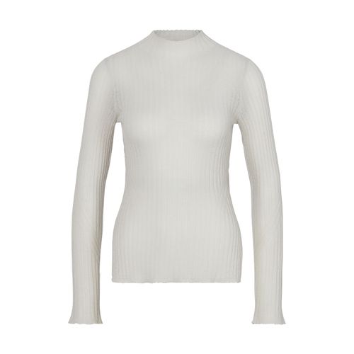 BOSS ORANGE Strickpullover »Fennon Premium Damenmode«, in Rippenoptik