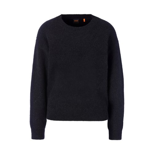 BOSS ORANGE Strickpullover »Flondie Premium Damenmode«, mit Rundhalsausschnitt