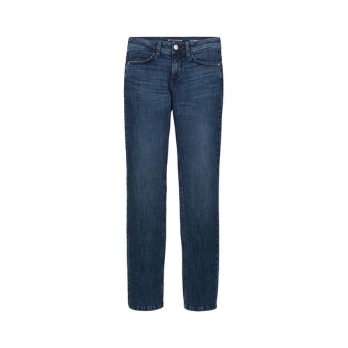 TOM TAILOR Damen TTALEXA STRAIGHT Jeans, blau, Uni, Gr. 32/32