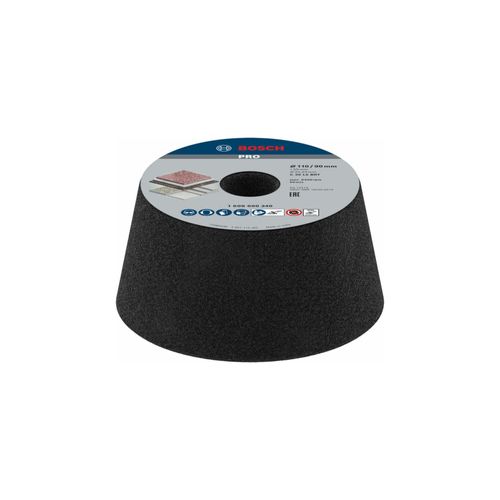 BOSCH Schleiftopf konisch-Stein/Beton 90 mm 110 mm 55 mm 36 (1608600240)