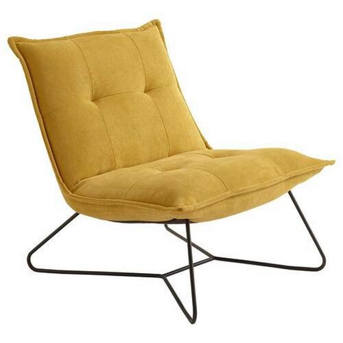 Mid.you Sessel , Gelb , Metall, Textil , 69x76x86 cm , Wohnzimmer, Sessel, Polstersessel